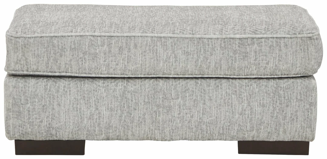 Hot Sale 🤩 Benchcraft® Mercado - Pewter - Ottoman Ottomans 🎁 9 Benchcraft® Mercado - Pewter - Ottoman Ottomans