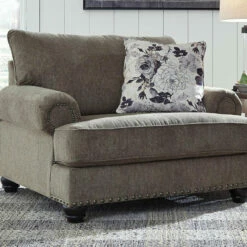 Outlet 🤩 Benchcraft® Living Room Sets Sembler - Cobblestone - 4 Pc. - Sofa, Loveseat, Chair And A Half, Ottoman 🤩 8 Benchcraft® Living Room Sets Sembler - Cobblestone - 4 Pc. - Sofa, Loveseat, Chair And A Half, Ottoman