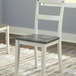 Signature Design By Ashley® Nelling - White - 6 Pc. - Dining Room Table, 4 Side Chairs Dining Room Sets