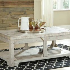 Ashley Furniture Fregine - Whitewash - Lift Top Cocktail Table Tables