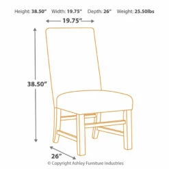 Ashley Furniture Sommerford - Black/brown - Dining Uph Side Chair (2/cn) Chairs