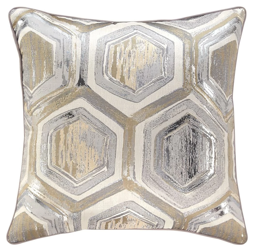 Hot Sale 👍 Ashley Furniture Accessories Meiling - Metallic - Pillow (4/cs) ❤️ 3 Ashley Furniture Accessories Meiling - Metallic - Pillow (4/cs)