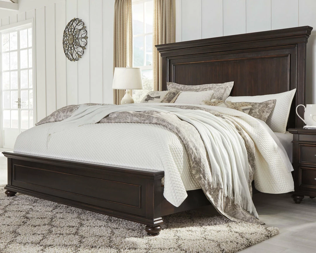 Flash Sale 🎉 Signature Design By Ashley® Beds Brynhurst - Dark Brown - King Panel Bed 🥰 3 Signature Design By Ashley® Beds Brynhurst - Dark Brown - King Panel Bed