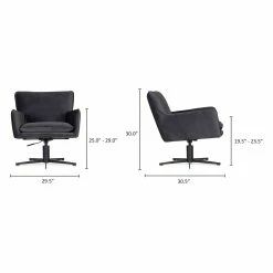 Moe's Home Collection Chairs 360 Chair Storm