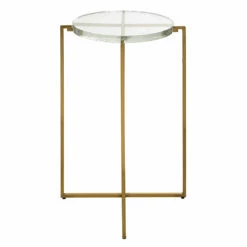 Uttermost Star-crossed Glass Accent Table Tables
