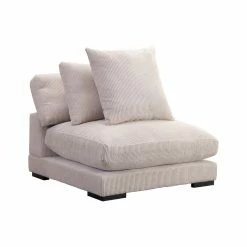 Moe's Home Collection Tumble Slipper Chair Cappuccino Sectional Pieces