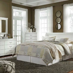 Signature Design By Ashley® Beds Anarasia - Best In Class - Sleigh Headboard With Bolt On Bed Frame