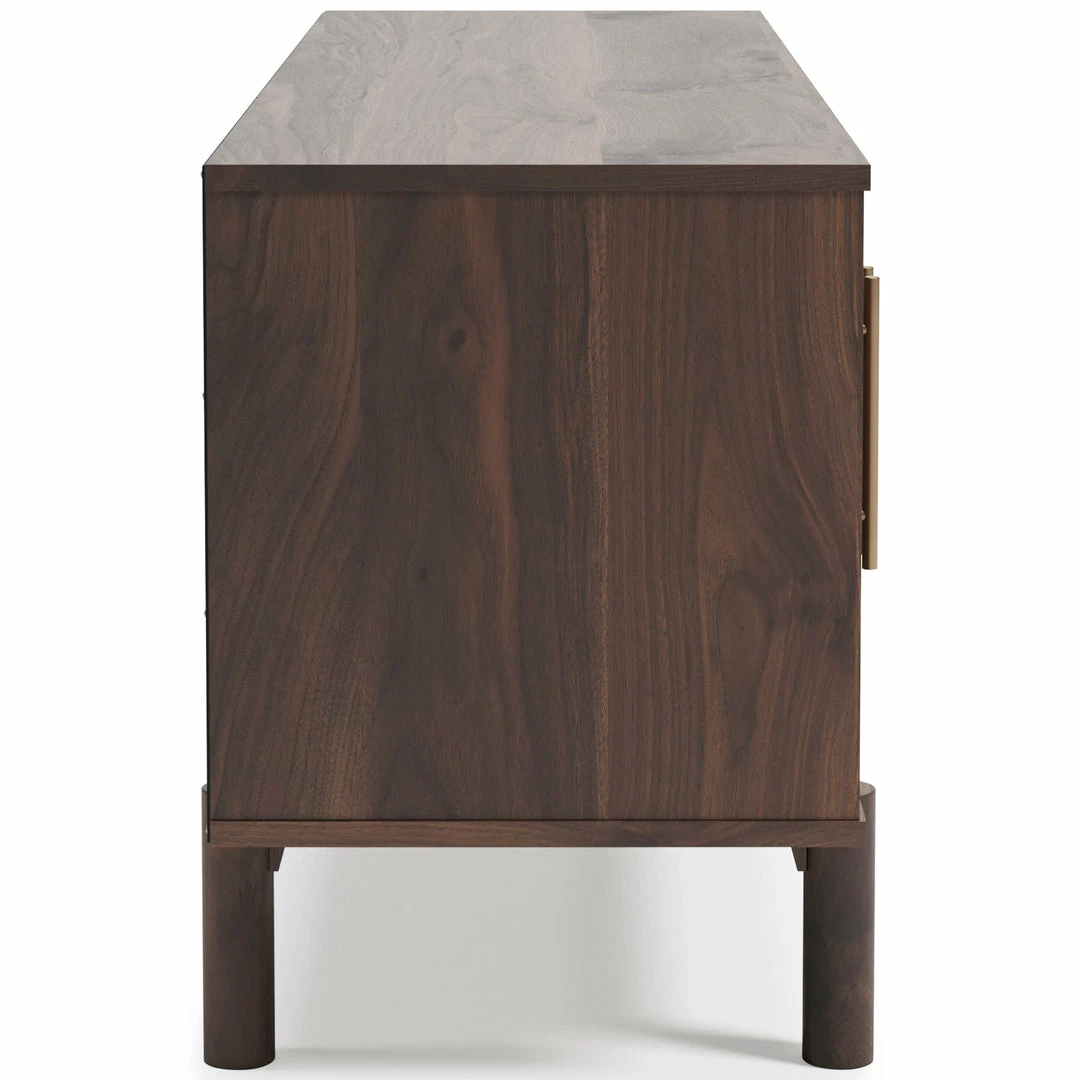 Best Sale 😍 Ashley Furniture Calverson - Mocha - Medium Tv Stand - Medium 😉 7 Ashley Furniture Calverson - Mocha - Medium Tv Stand - Medium