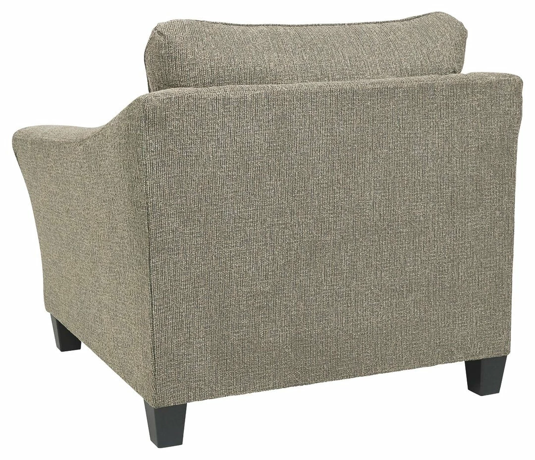 Cheap 🛒 Benchcraft® Barnesley - Platinum - Chair And A Half Chairs 🌟 6 Benchcraft® Barnesley - Platinum - Chair And A Half Chairs