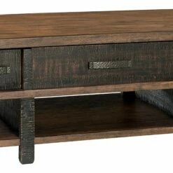 Ashley Furniture Tables Stanah - Brown / Beige - Lift Top Cocktail Table