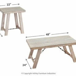 Brand new โ Ashley Furniture Carynhurst - Whitewash - Occasional Table Set (3/cn) ๐ 12 Ashley Furniture Carynhurst - Whitewash - Occasional Table Set (3/cn)