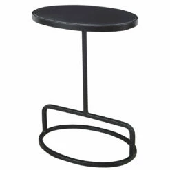 Budget ๐ Tables Uttermost Jessenia Black Marble Accent Table ๐ 7 Tables Uttermost Jessenia Black Marble Accent Table