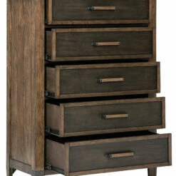 Ashley Furniture Wyattfield - Brown / Beige - Five Drawer Chest
