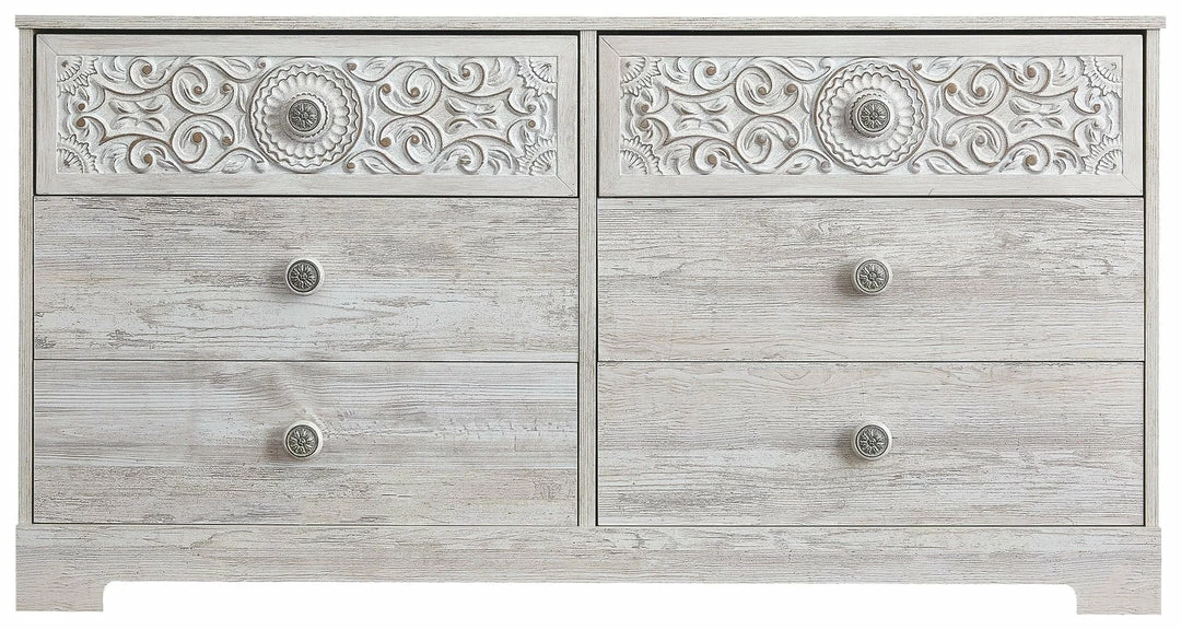 Best reviews of ❤️ Ashley Furniture Paxberry - Opaque Whitewash - Six Drawer 👗 Dresser - Medallion Drawer Pulls ❤️ 9 Ashley Furniture Paxberry - Opaque Whitewash - Six Drawer Dresser - Medallion Drawer Pulls