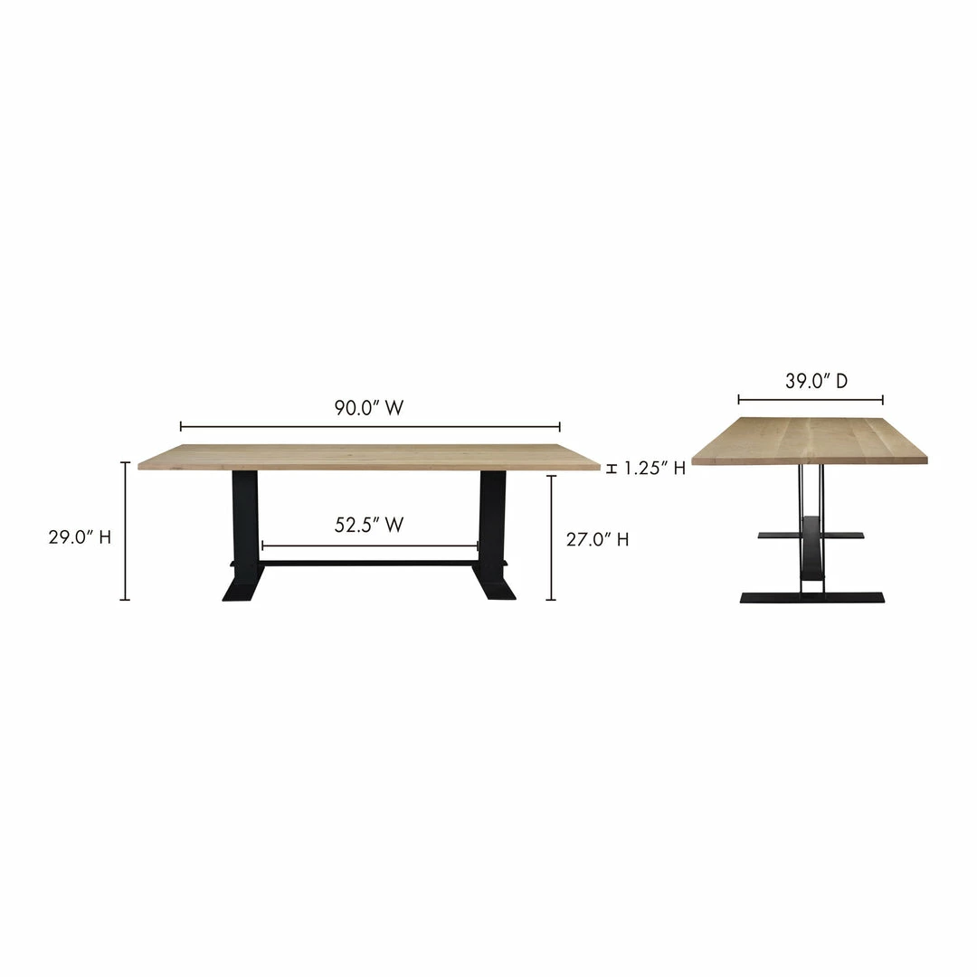 Best Pirce 💯 Moe's Home Collection Massimo Dining Table Nrp 🤩 8 Moe's Home Collection Massimo Dining Table Nrp