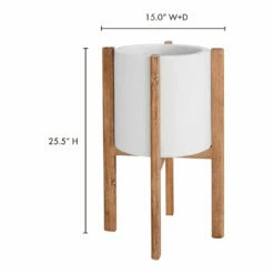 Moe's Home Collection Accessories Everest Round Planter Large