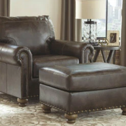 Promo 🌟 Ashley Furniture Ottomans Nicorvo - Coffee - Ottoman ✨ 8 Ashley Furniture Ottomans Nicorvo - Coffee - Ottoman