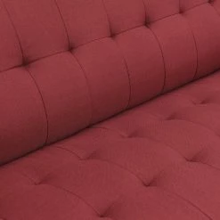 Emerald Home Binetti Loveseat, Brick Red Loveseats