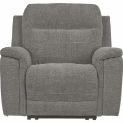 Ashley Furniture Reclining Furniture Mouttrie - Smoke - Pwr Recliner/adj Headrest