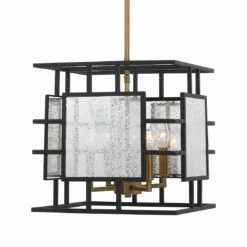 Accessories Uttermost Holmes 4 Light Geometric Pendant