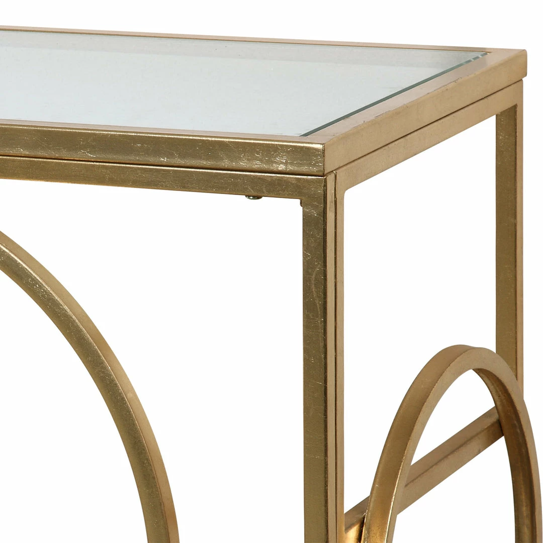 Best Sale 🌟 Tables Uttermost Metria Gold Console Table 🧨 4 Tables Uttermost Metria Gold Console Table