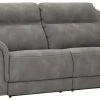 Ashley Furniture Next-gen Durapella - Slate - 2 Seat Pwr Rec Sofa Adj Hdrest