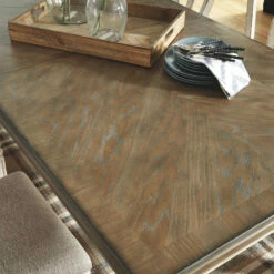 Ashley Furniture Realyn - Chipped White - Rect Dining Room Ext Table Tables