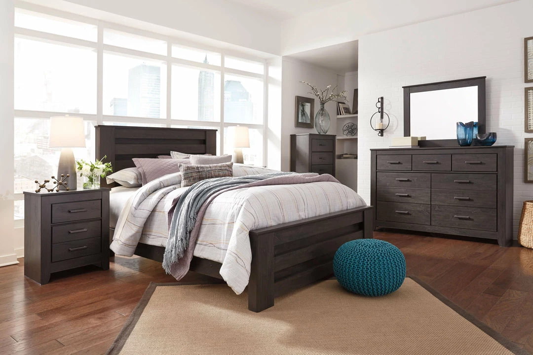 Best deal 🌟 Signature Design By Ashley® Brinxton - Charcoal - Panel Bed 👍 6 Signature Design By Ashley® Brinxton - Charcoal - Panel Bed