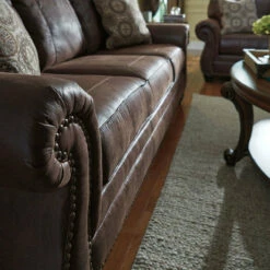 Benchcraft® Living Room Sets Breville - Espresso - Sofa, Loveseat, Rocker Recliner