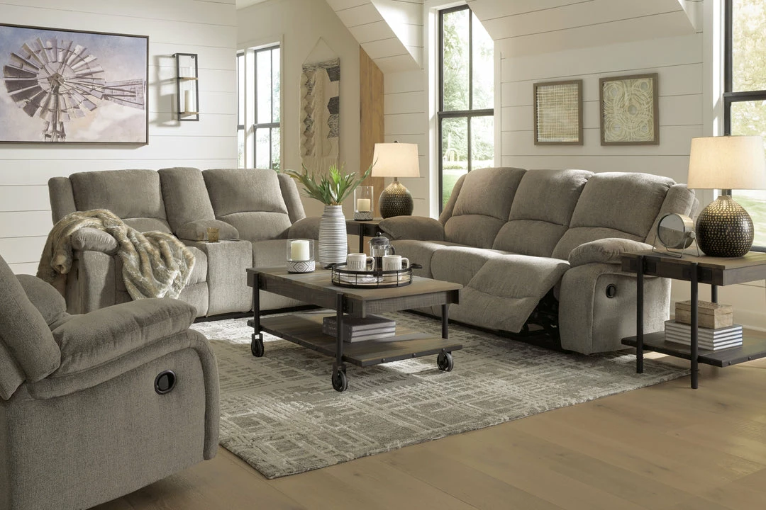 New 💯 Signature Design By Ashley® Draycoll - Reclining Sofa & Loveseat Set 🎉 4 Signature Design By Ashley® Draycoll - Reclining Sofa & Loveseat Set
