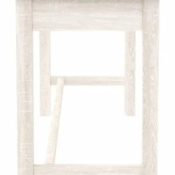 Ashley Furniture Dorrinson - White / Black / Gray - Home Office Desk - 2-drawer Desks