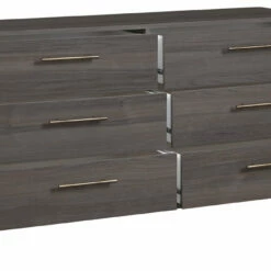 Signature Design By Ashley® Brymont - Dark Gray - Six Drawer Dresser - Modern