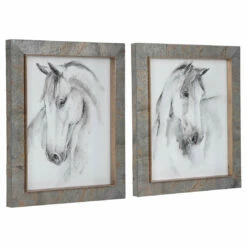 Uttermost Equestrian Watercolor Framed Prints, S/2 Accessories