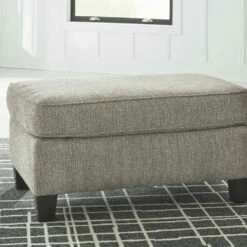 Benchcraft® Chair & Ottoman Sets Barnesley - Platinum - 2 Pc. - Chair And A Half With Ottoman