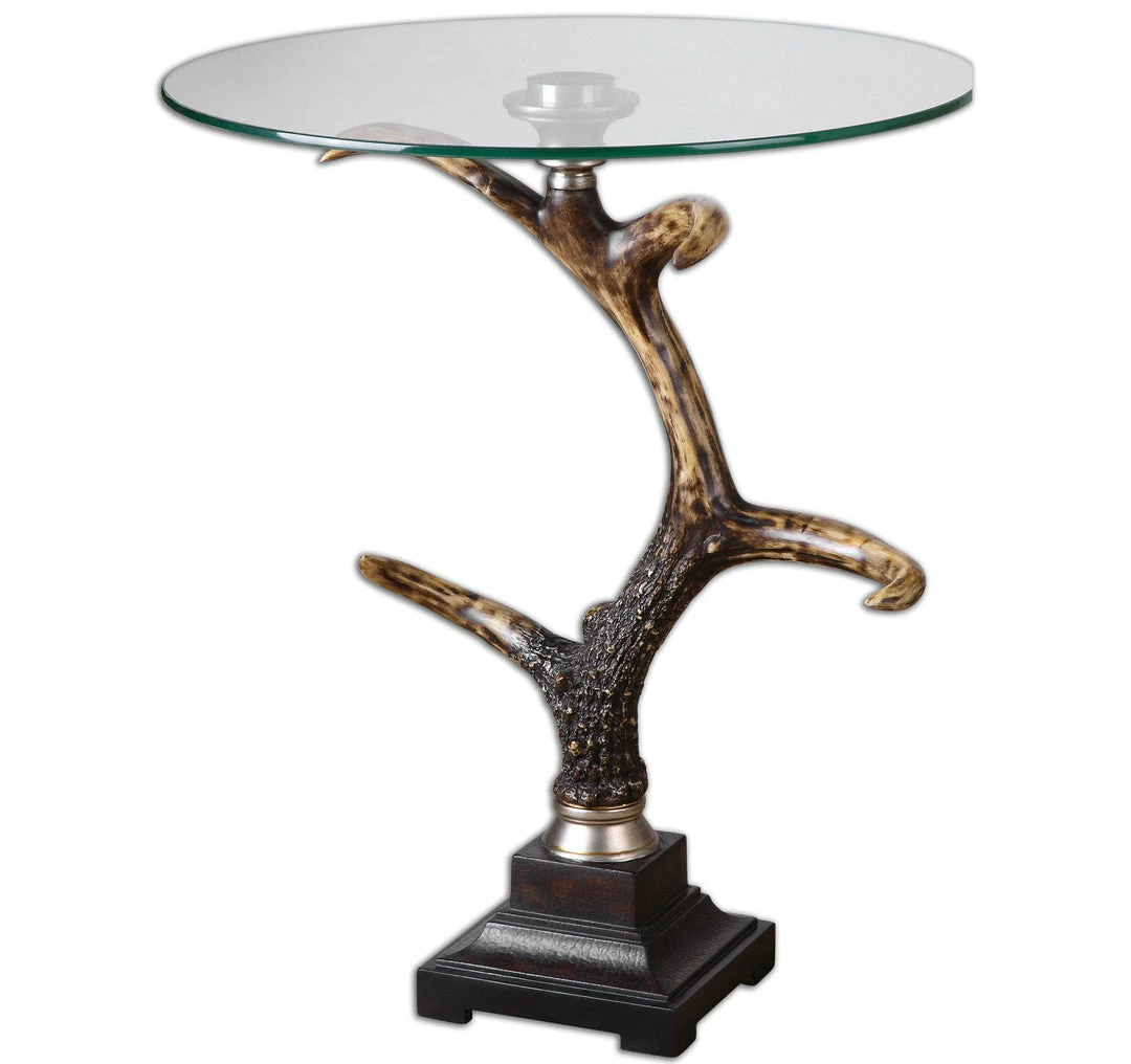 Wholesale ✔️ Uttermost Stag Horn Side Table 🥰 3 Uttermost Stag Horn Side Table