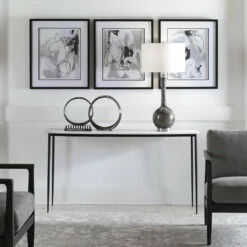 Cheapest โจ Uttermost Nightfall White Marble Console Table Tables ๐ 13 Uttermost Nightfall White Marble Console Table Tables