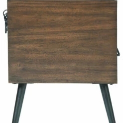 Ashley Furniture Calmoni - Brown - Square End Table