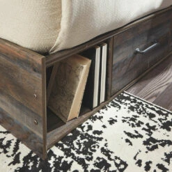 Signature Design By Ashley® Beds Drystan – Storage - Panel Bookcase Bed