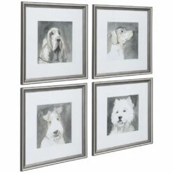 Uttermost Modern Dogs Framed Prints, S/4 Accessories