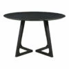 Moe's Home Collection Godenza Dining Table Round Black Ash Tables