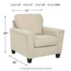 Ashley Furniture Abinger - Chair Angled Side - Arm Chairs