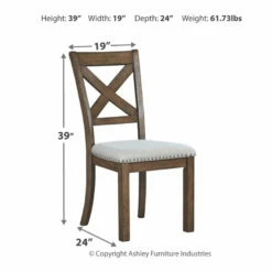Wholesale 🔔 Ashley Furniture Moriville - Beige - Dining Uph Side Chair (2/cn) Chairs 💯 17 Ashley Furniture Moriville - Beige - Dining Uph Side Chair (2/cn) Chairs