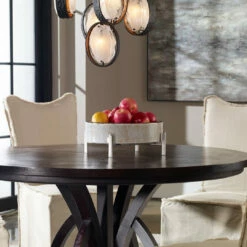 Table Decor Uttermost Essie Pale Gray Bowls S/2