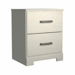 Ashley Furniture Stelsie - White - Two Drawer Night Stand