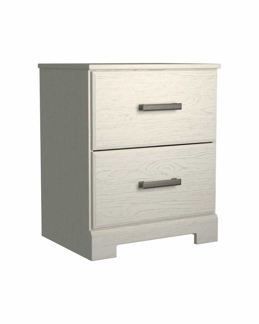 Brand new โ Ashley Furniture Stelsie - White - Two Drawer Night Stand ๐ 3 Ashley Furniture Stelsie - White - Two Drawer Night Stand