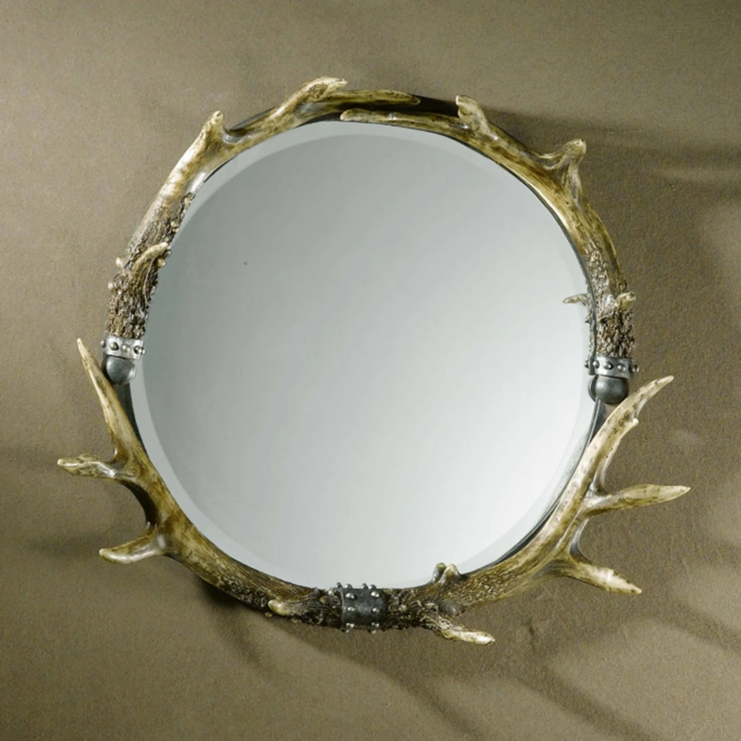 New ๐ Accessories Uttermost Stag Horn Round Mirror ๐ฅ 4 Accessories Uttermost Stag Horn Round Mirror