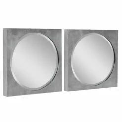 Accessories Uttermost Aletris Modern Square Mirrors, S/2