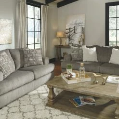 Ashley Furniture Soletren - Trendsetting Silhouette - Stationary Loveseats