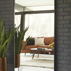 Ashley Furniture Accessories Panchali - Brown/black - Floor Mirror