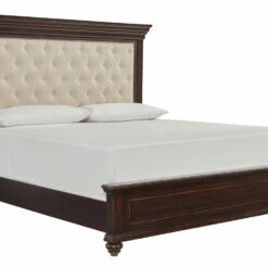 Signature Design By Ashley® Beds Brynhurst - Dark Ultimate Best In Class Upholstered Bed